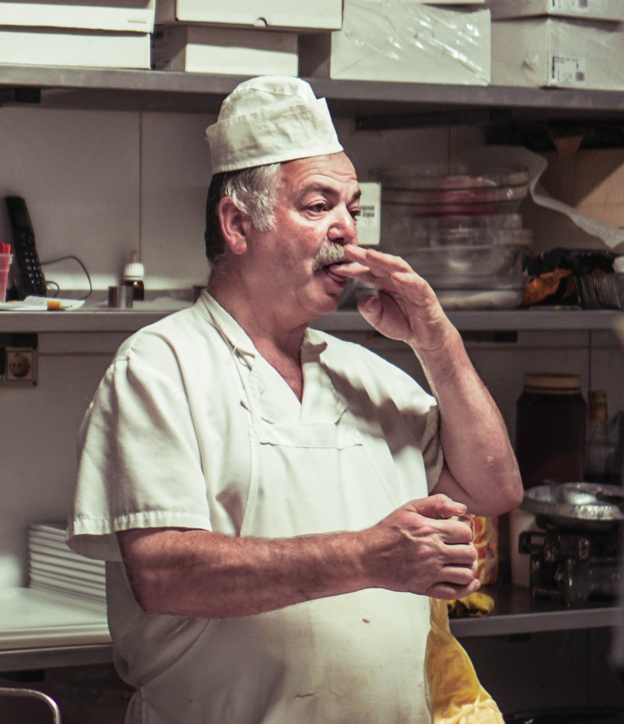 a friendly chef